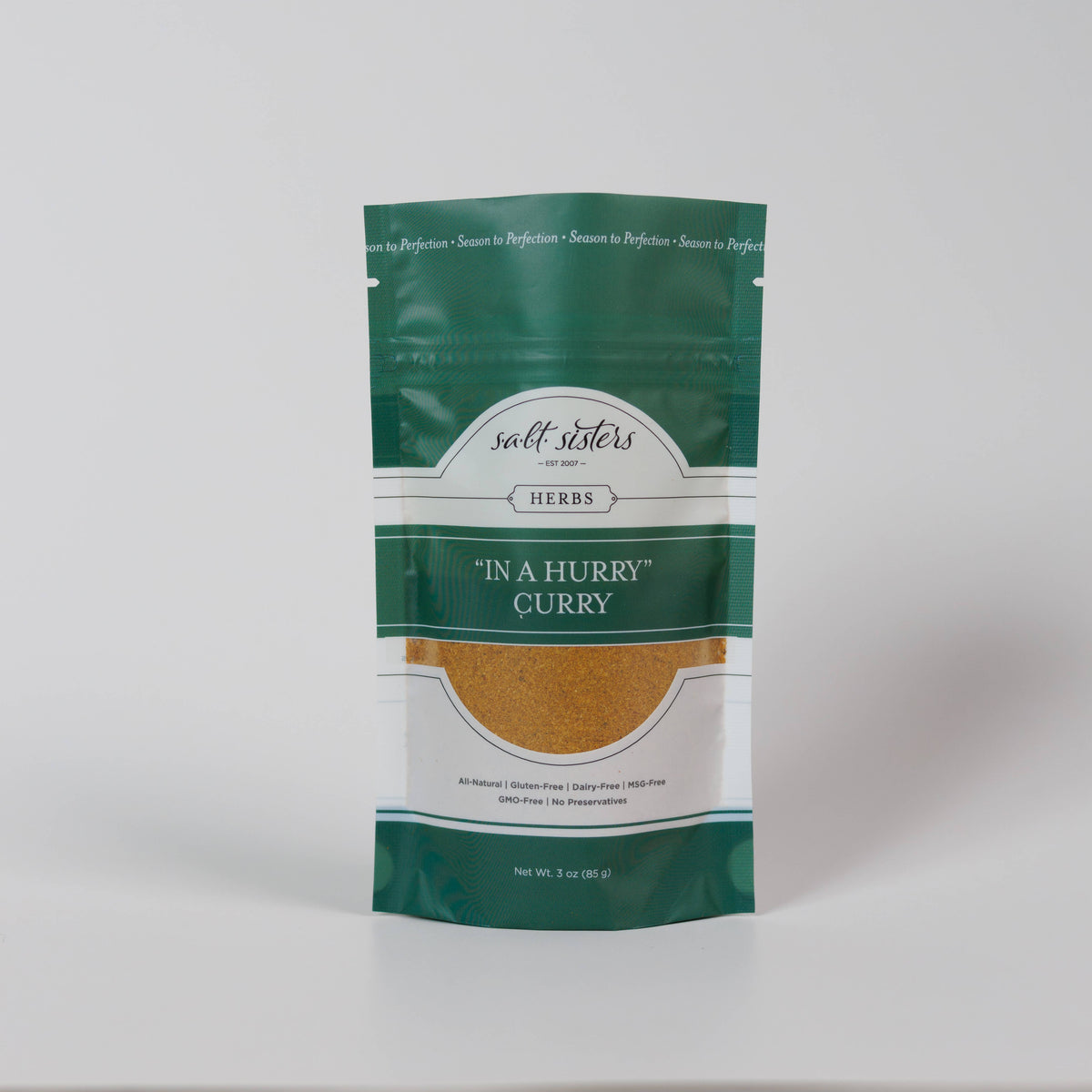 Herb, Spice & Salt Blend - "In a Hurry" Curry - 3 oz