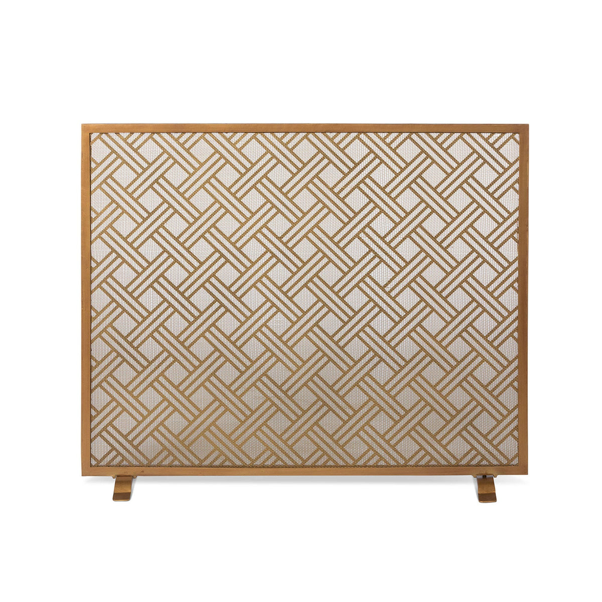 Promo Park Hill Collection Cross Hatch Fire Screen