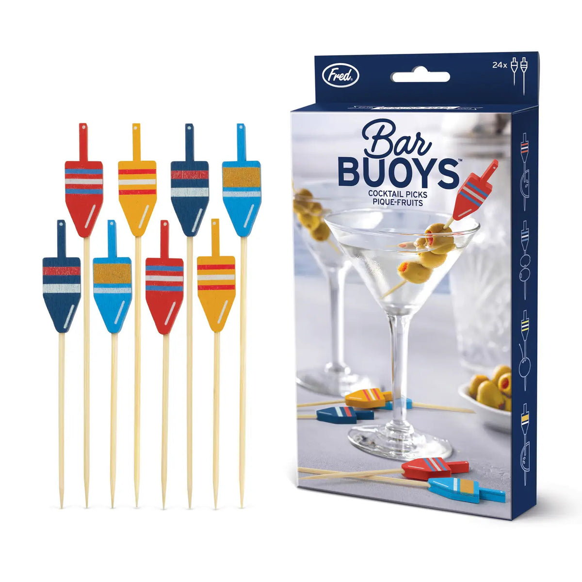 Bar Buoys - Cocktail Picks - Set of 24