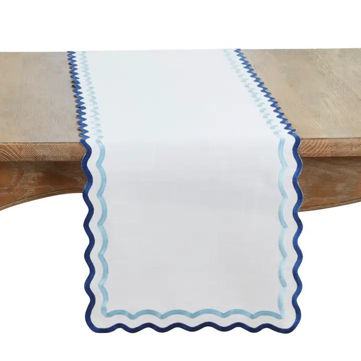 Scallop Border Table Runner