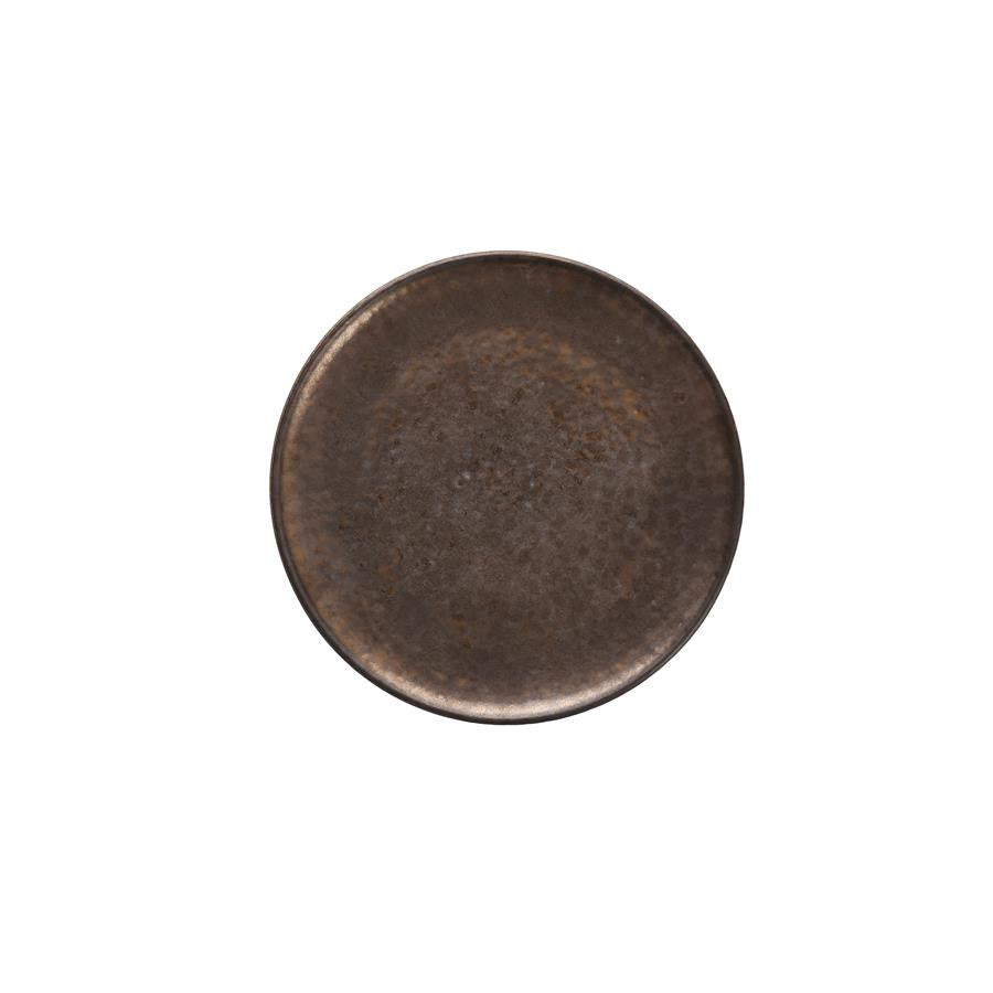 Metallic Salad Plate Coupe 8.7"