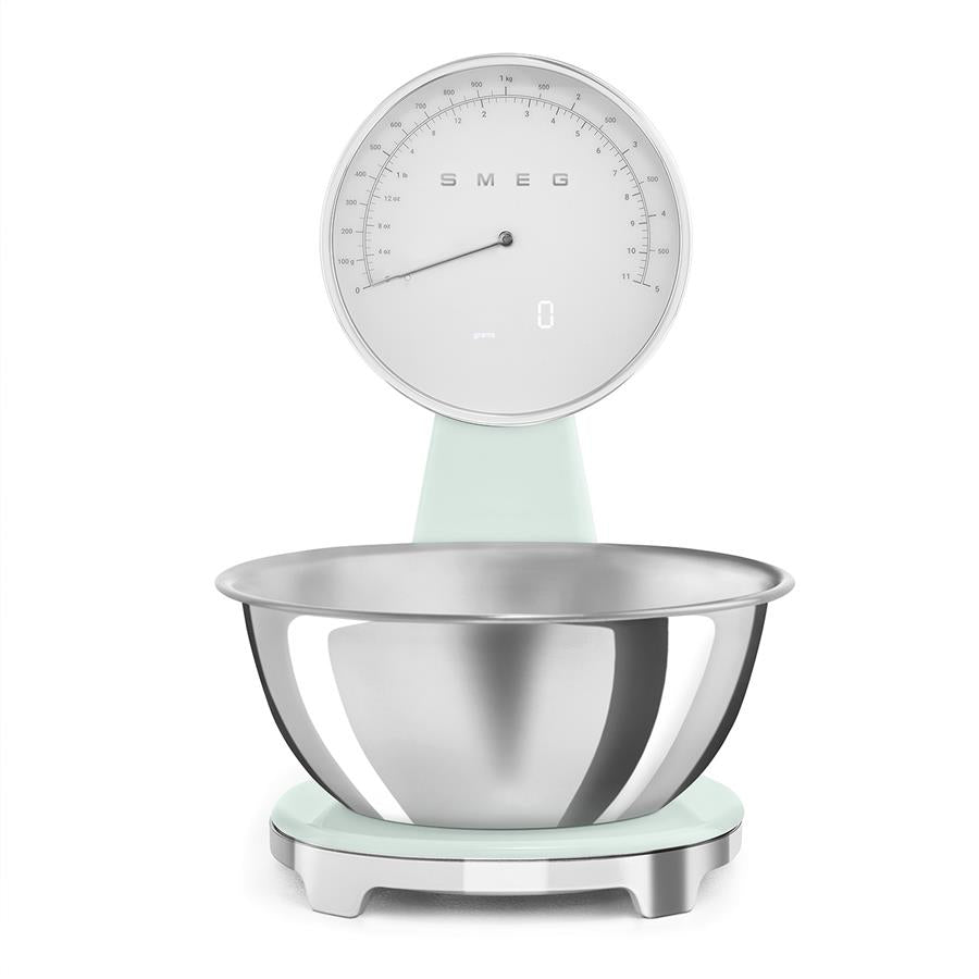 SMEG Retro-Style Kitchen Scale (KSF01) – Pastel Green