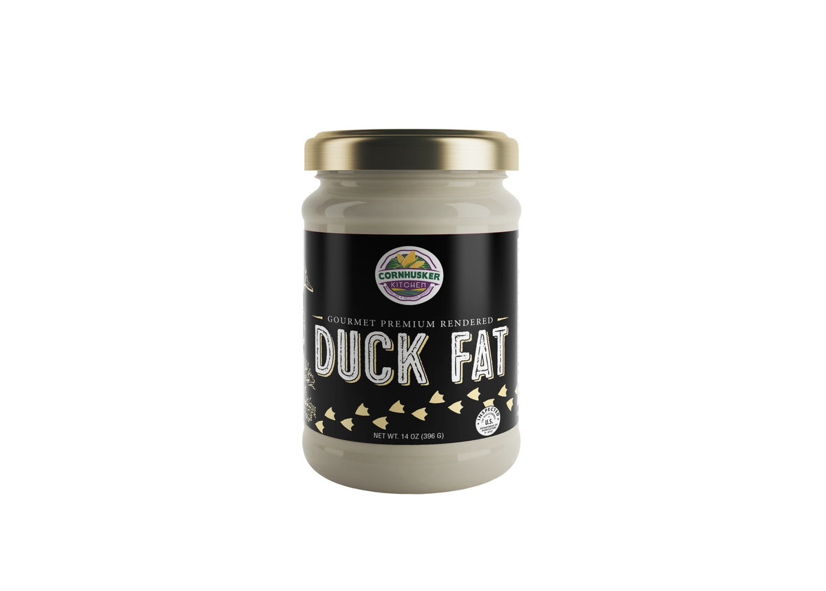 Premium Rendered Duck Fat 14 oz Jar