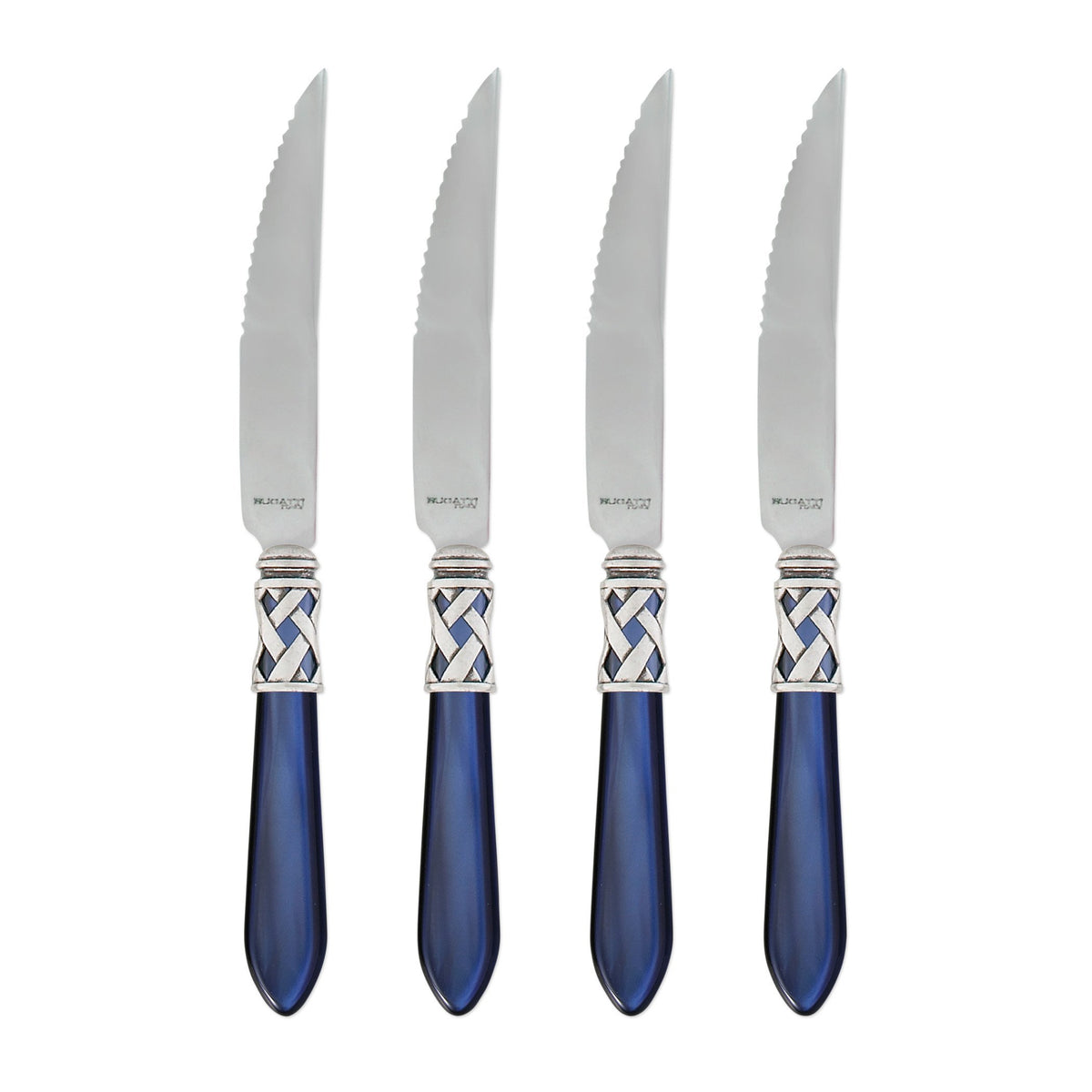 Aladdin Antique Blue Steak Knives - Set of 4