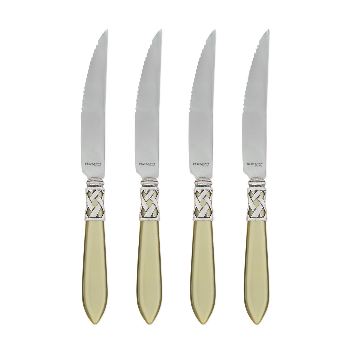 Aladdin Antique Chartreuse Steak Knives - Set of 4