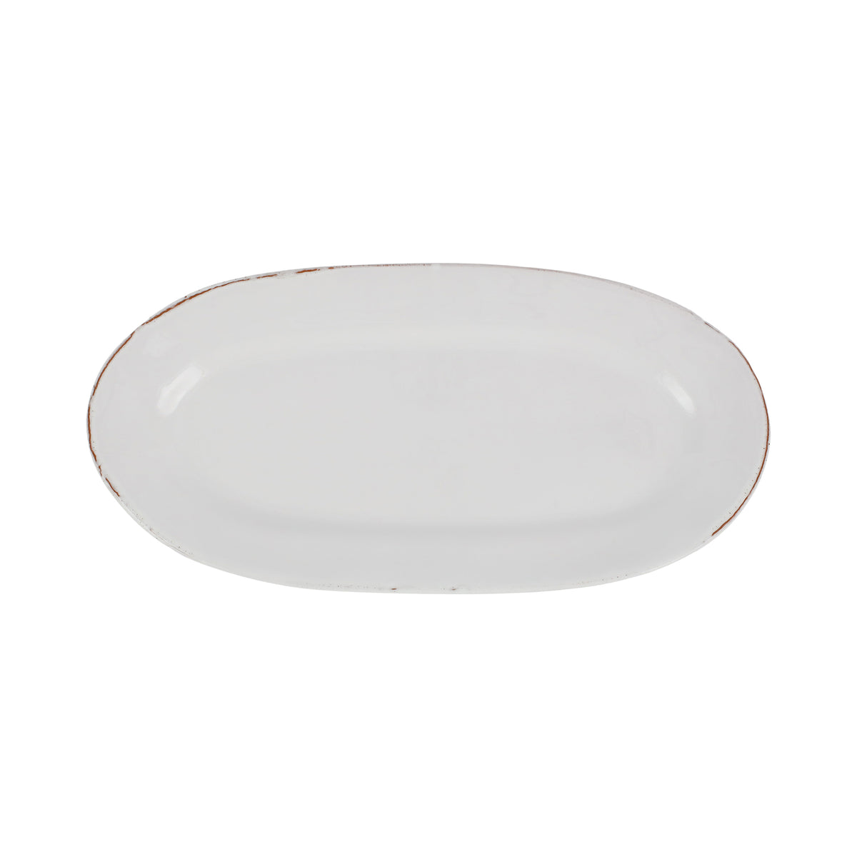 Cucina Fresca Bianco Narrow Oval Platter