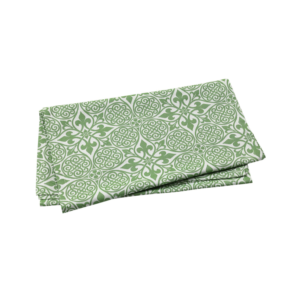 Damask Green Runner