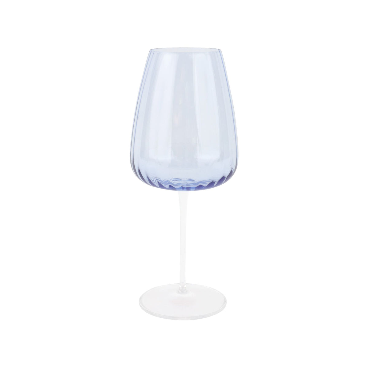 Francesca Light Blue Wine Glass