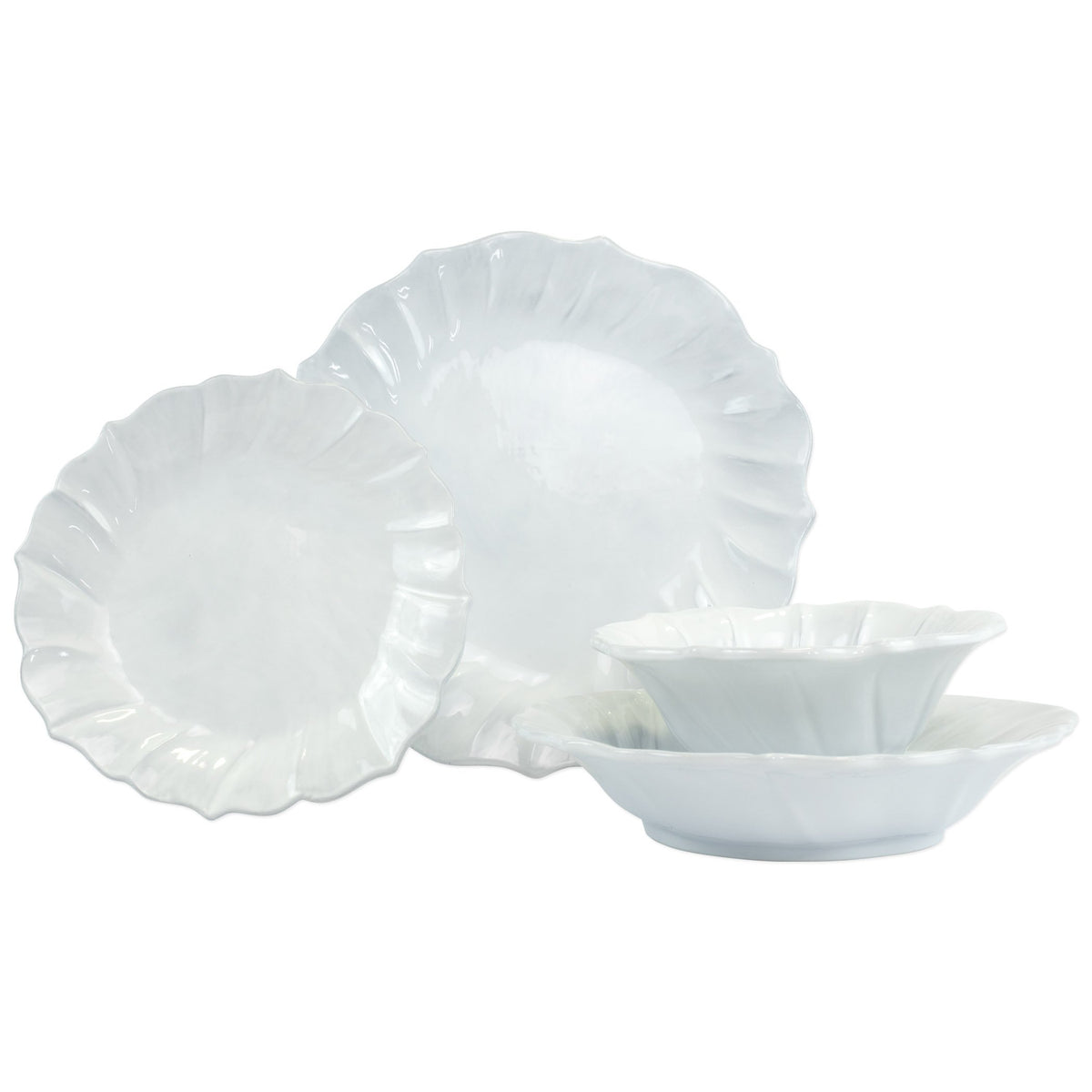 Incanto Ruffle Four-Piece Place Setting