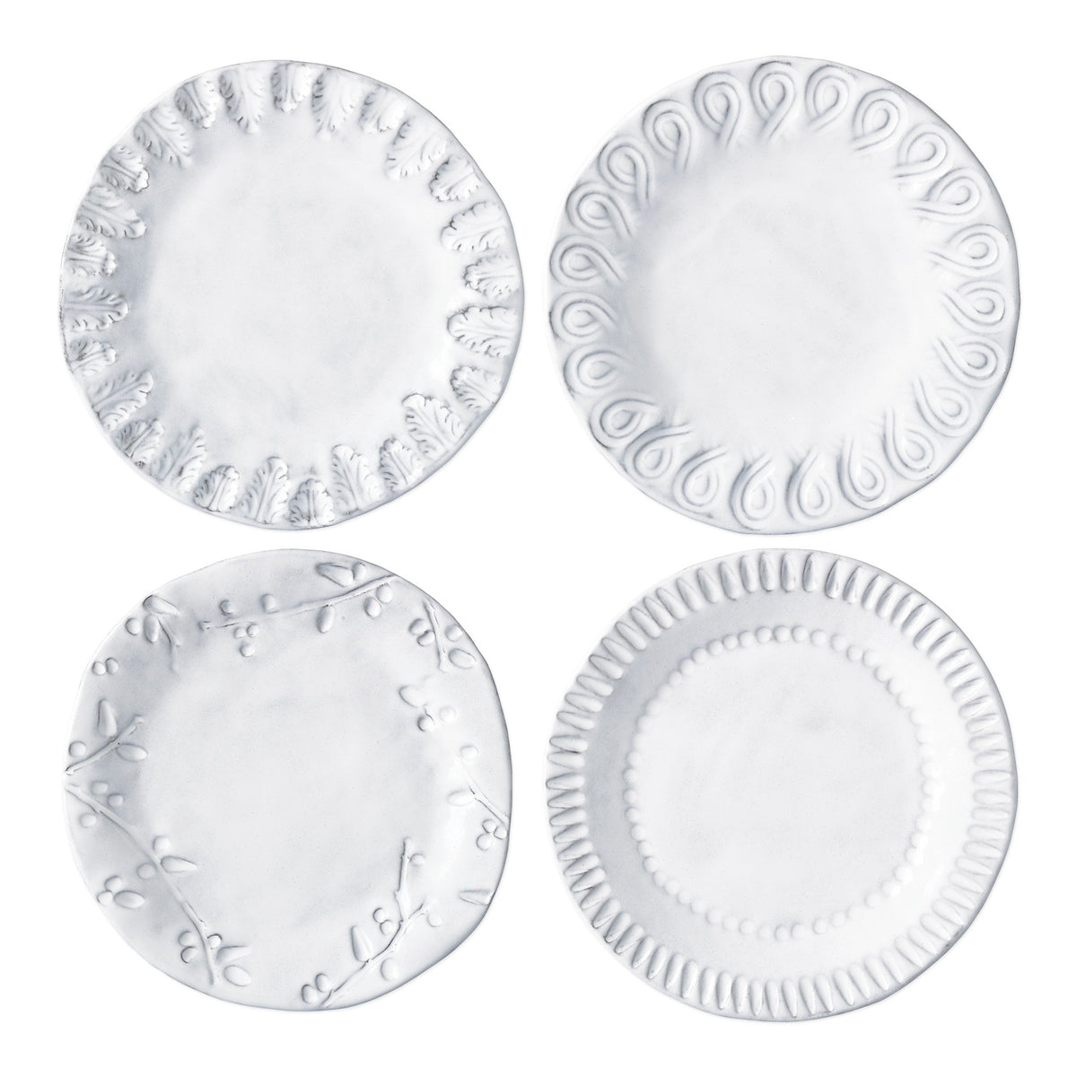 Incanto Assorted Canape Plates - Set of 4