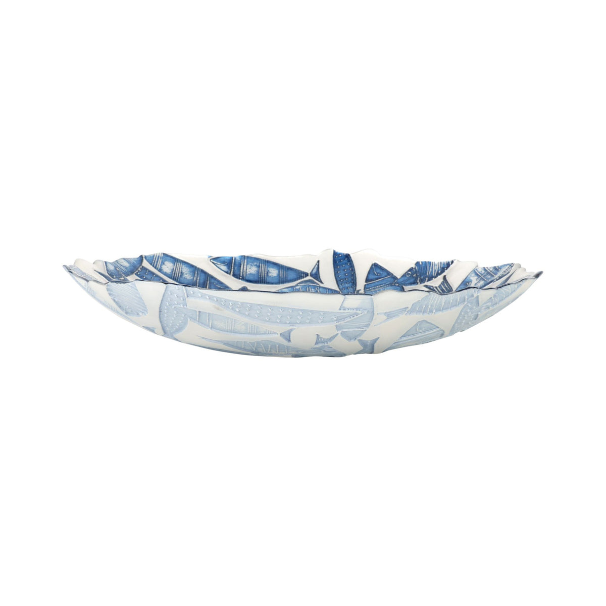 Isola Glass Shallow Bowl