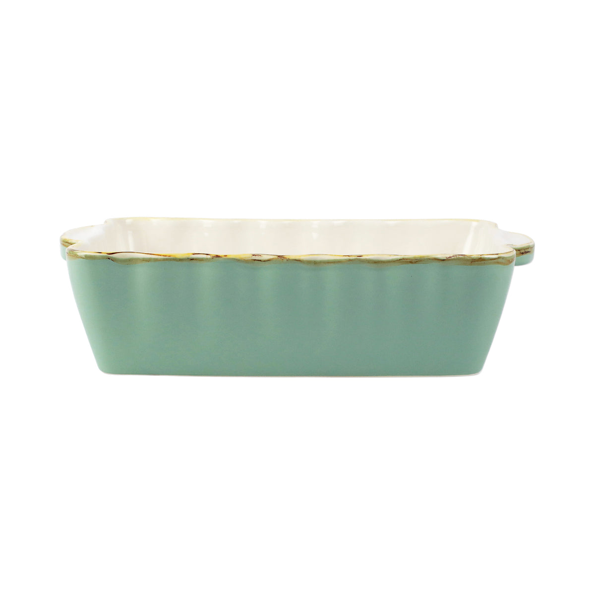 Italian Bakers Aqua Small Rectangular Baker