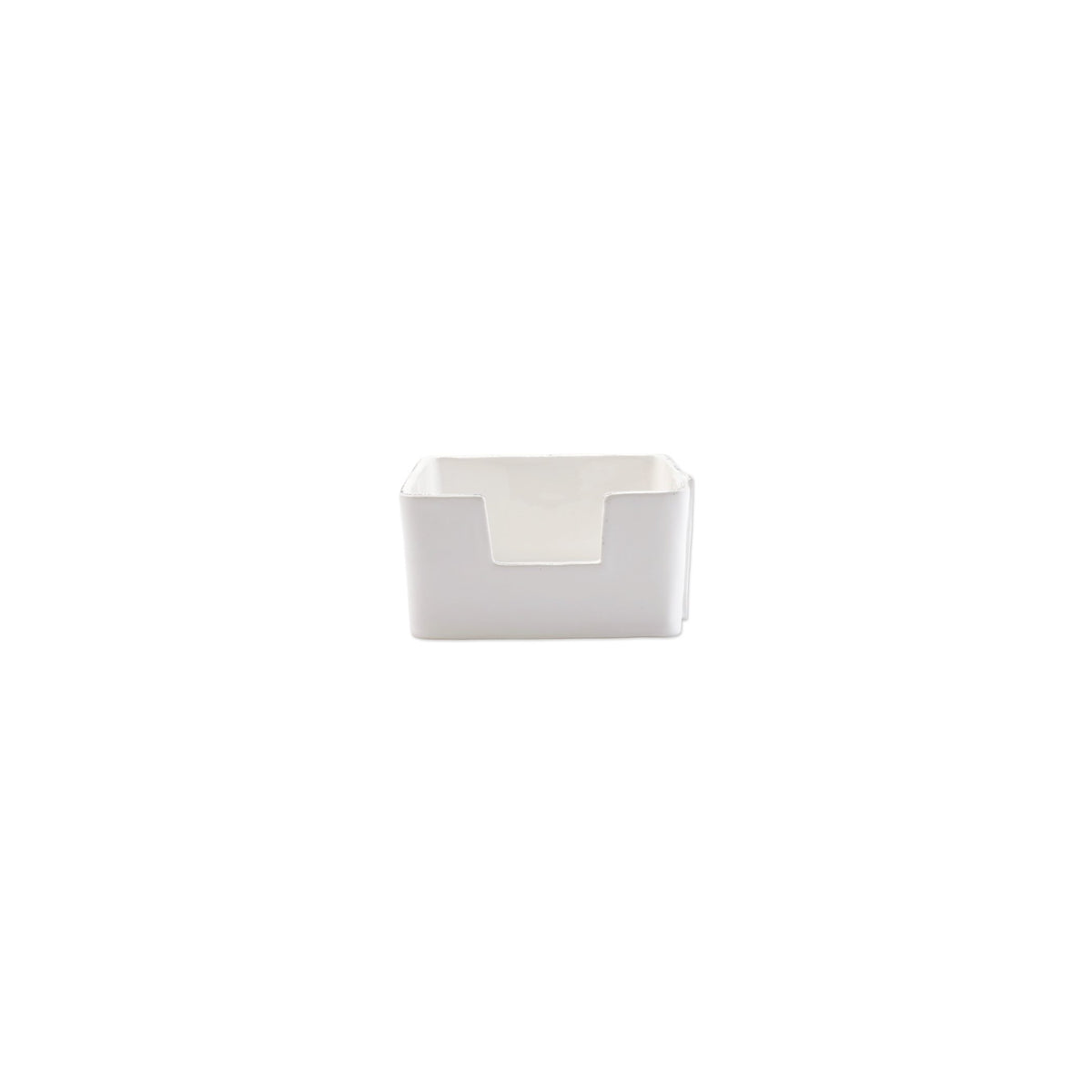 Lastra White Cocktail Napkin Holder