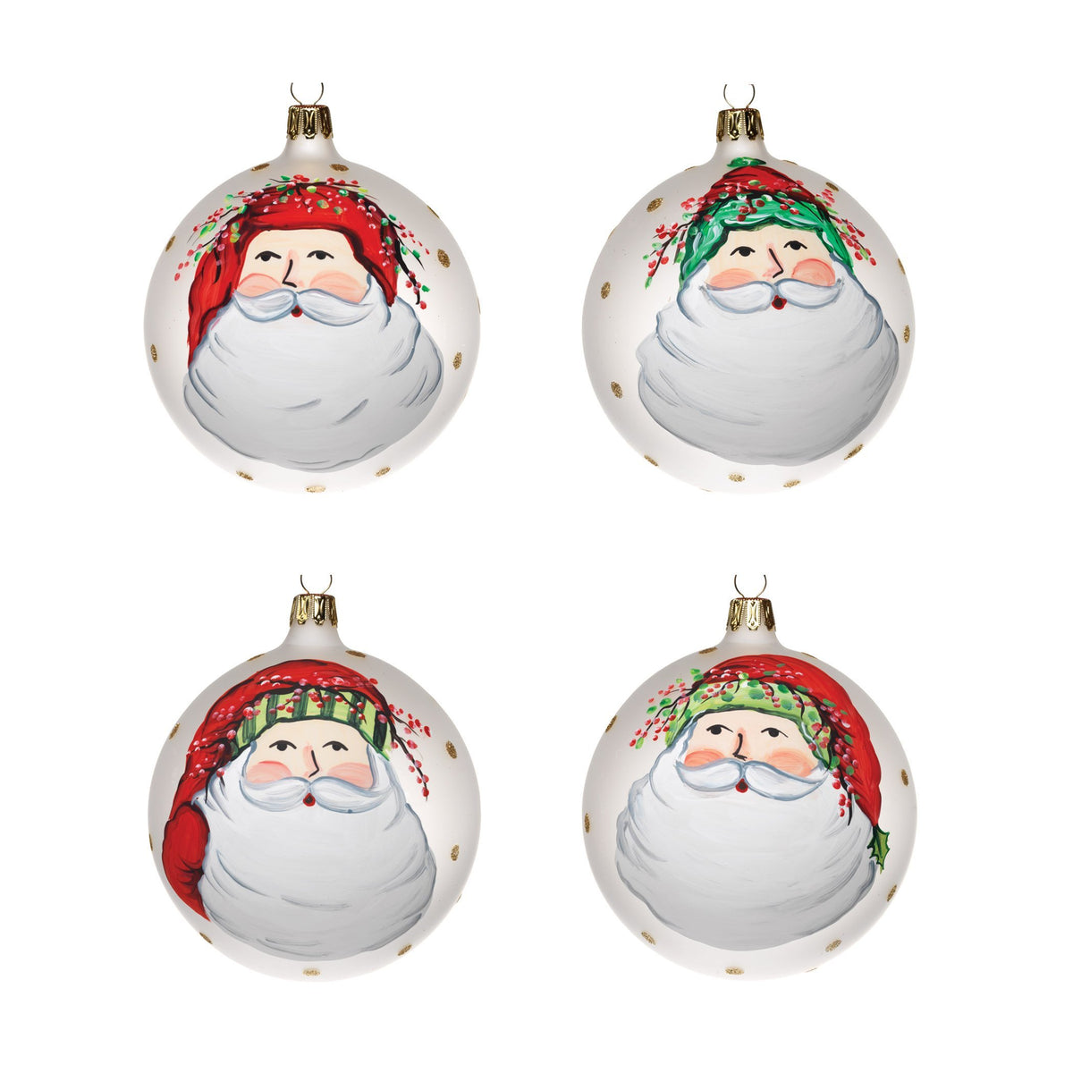 Old St. Nick Assorted Ornaments - Set of 4