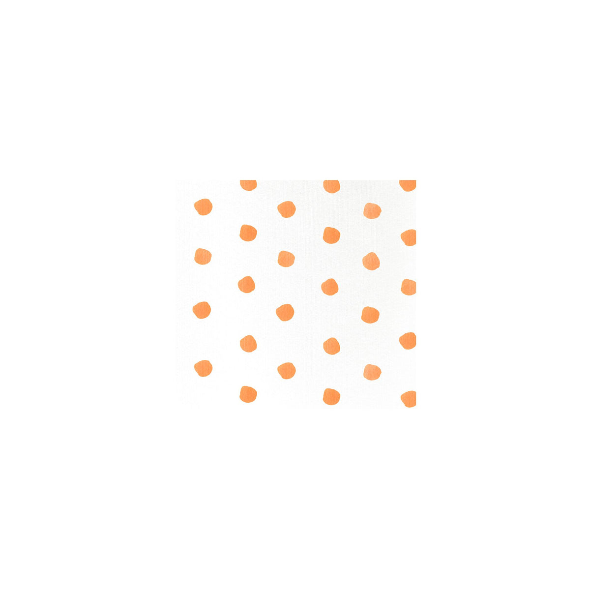Papersoft Napkins Dot Orange Cocktail Napkins (Pack of 20)