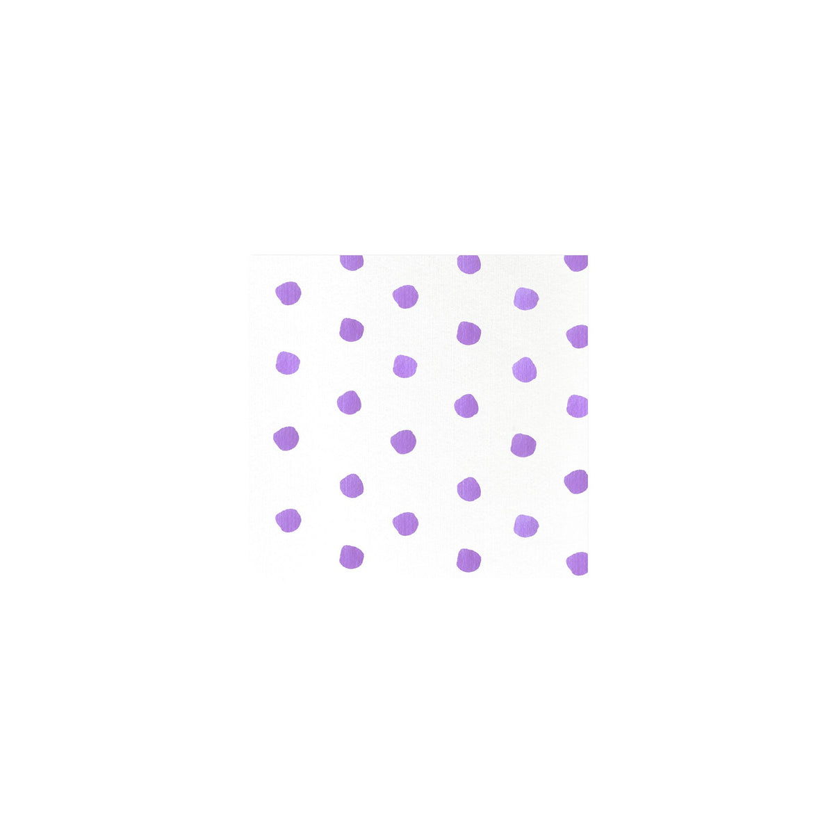 Papersoft Napkins Dot Purple Cocktail Napkins (Pack of 20)