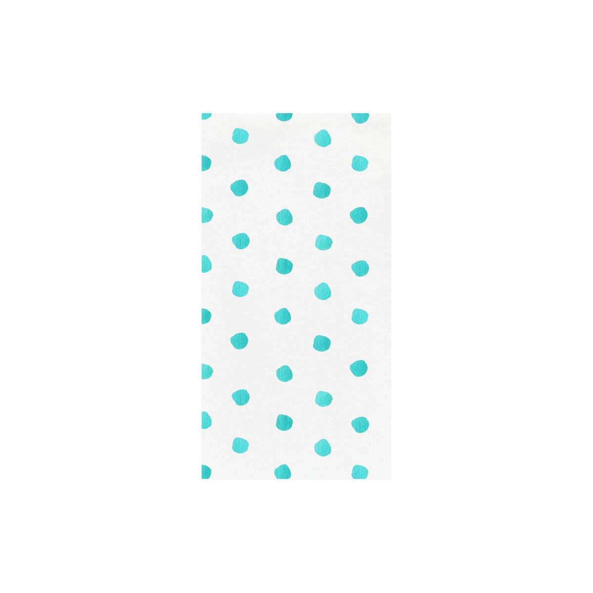 Papersoft Napkins Dot Aqua Guest Towels (Pack of 20)