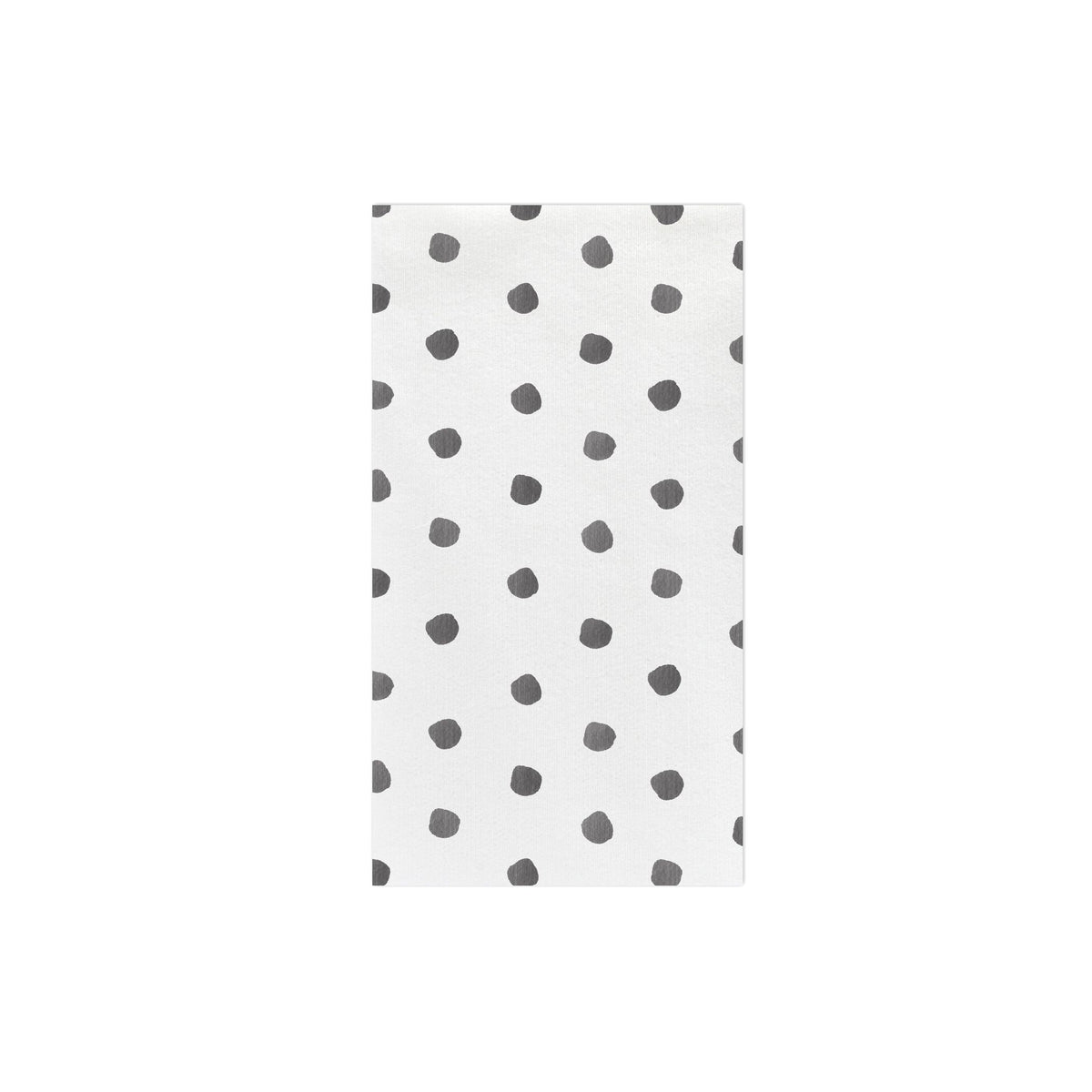 Papersoft Napkins Dot Gray Guest Towels (Pack of 20)
