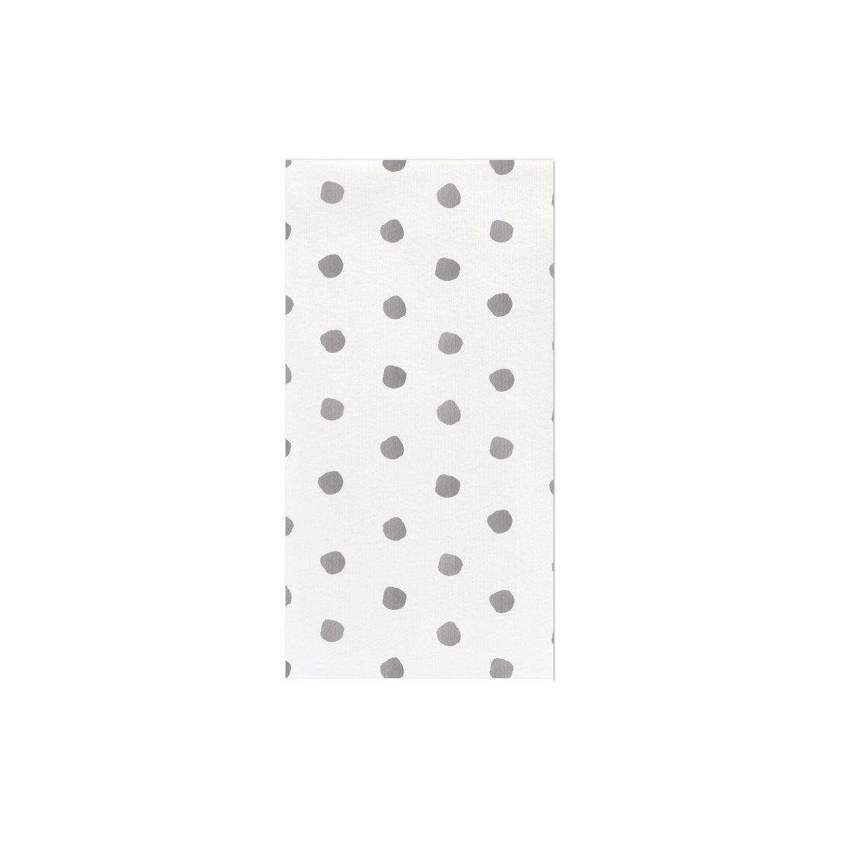 Papersoft Napkins Dot Light Gray Guest Towels (Pack of 20)