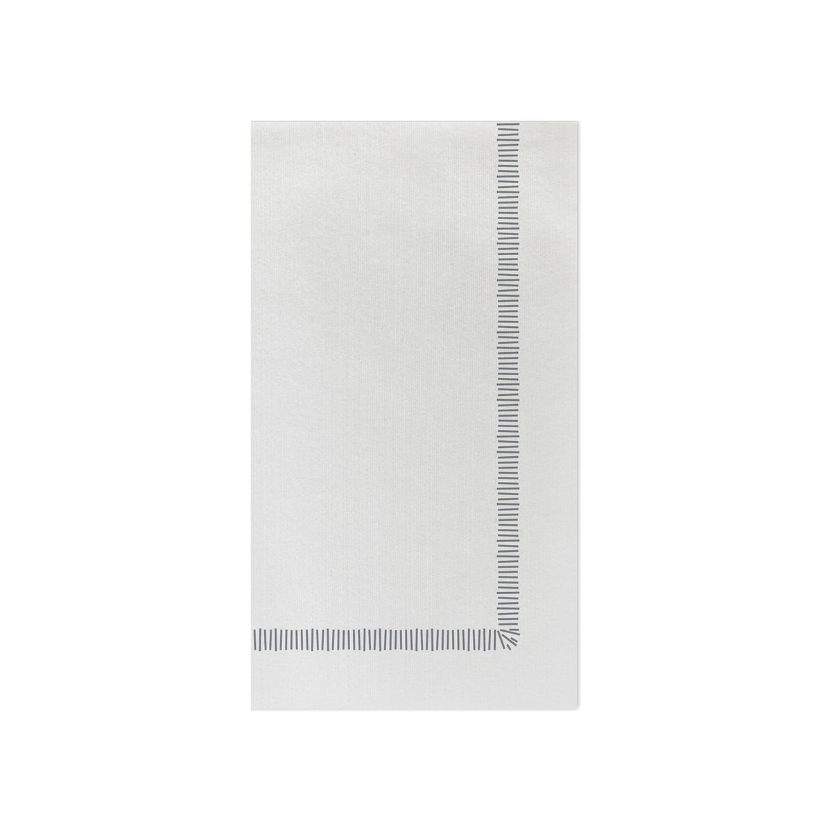 Papersoft Napkins Fringe Gray Guest Towels (Pack of 20)