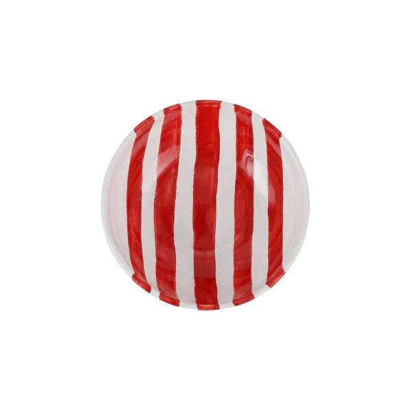 Amalfitana Red Stripe Cereal Bowl