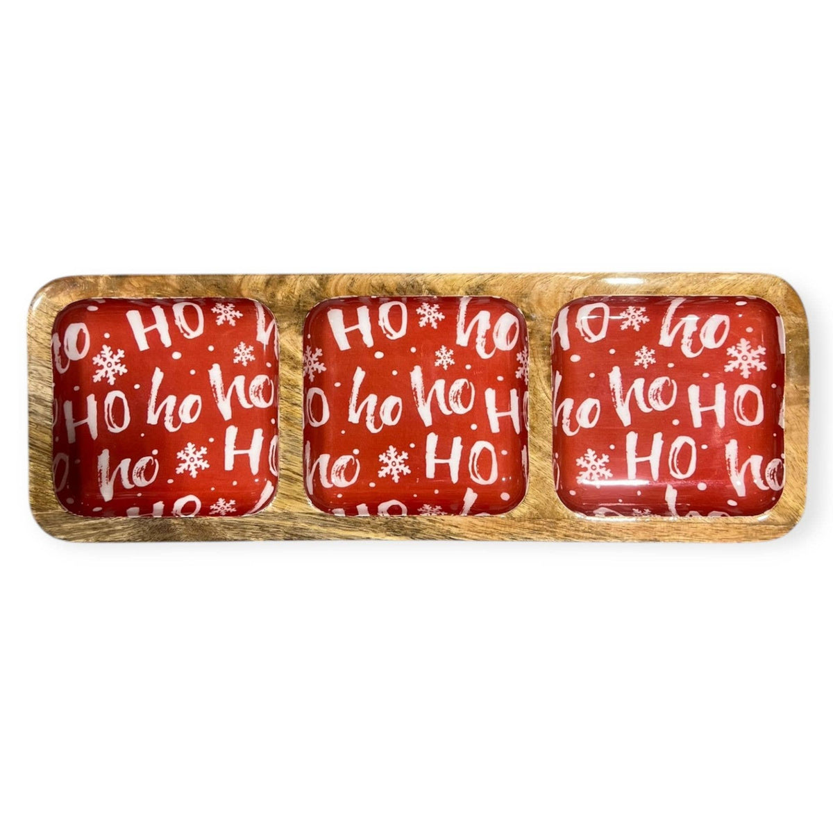 Ho Ho Ho Compartment Tray (case of 3) H-96
