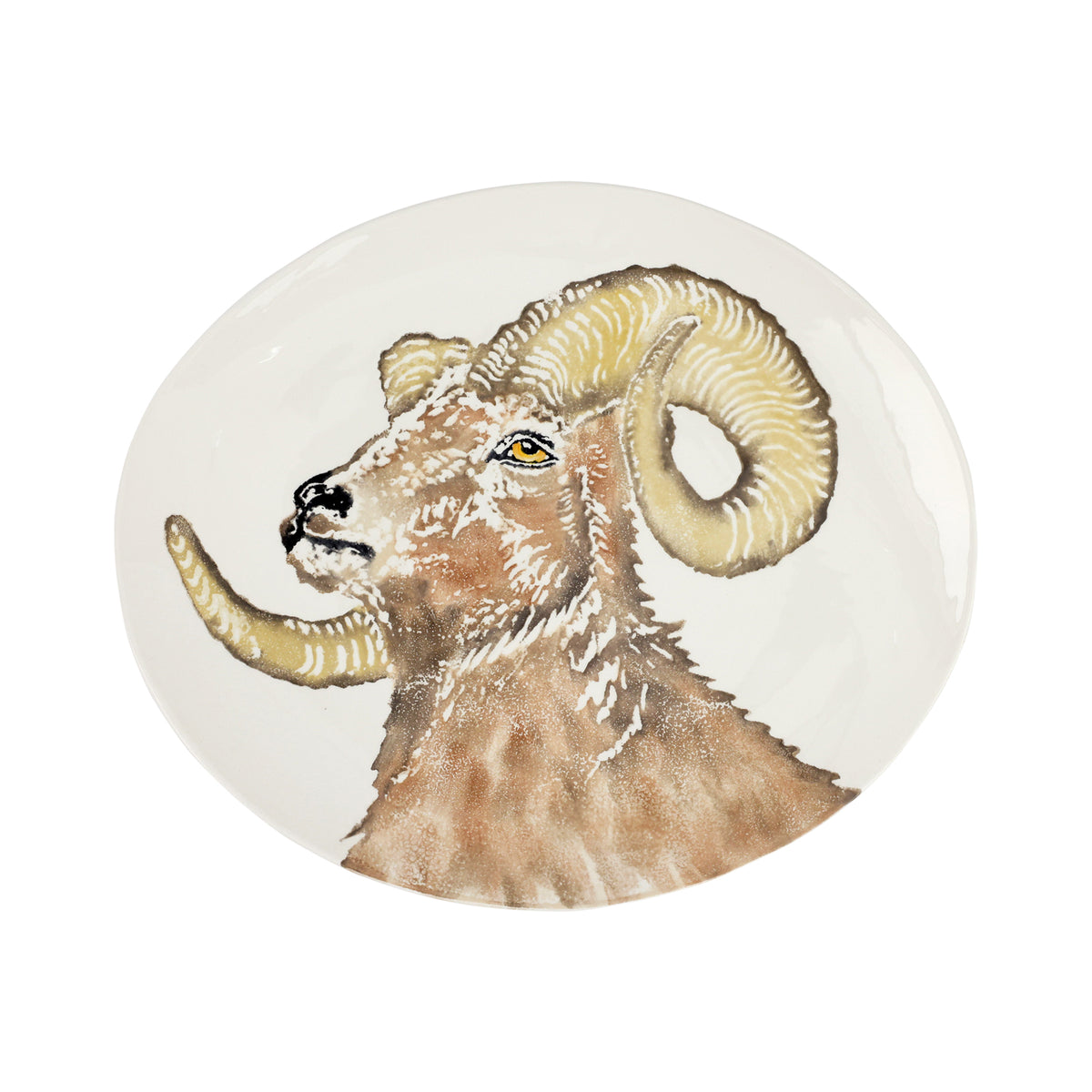 Cacciatore Ram Medium Oval Platter