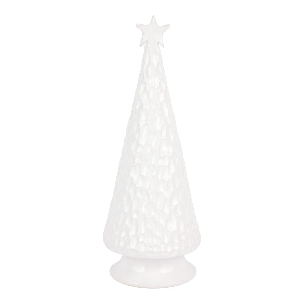 Foresta White Large Hammered Tree