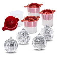 Christmas Ornament Ice Molds (Set of 4)Cayenne