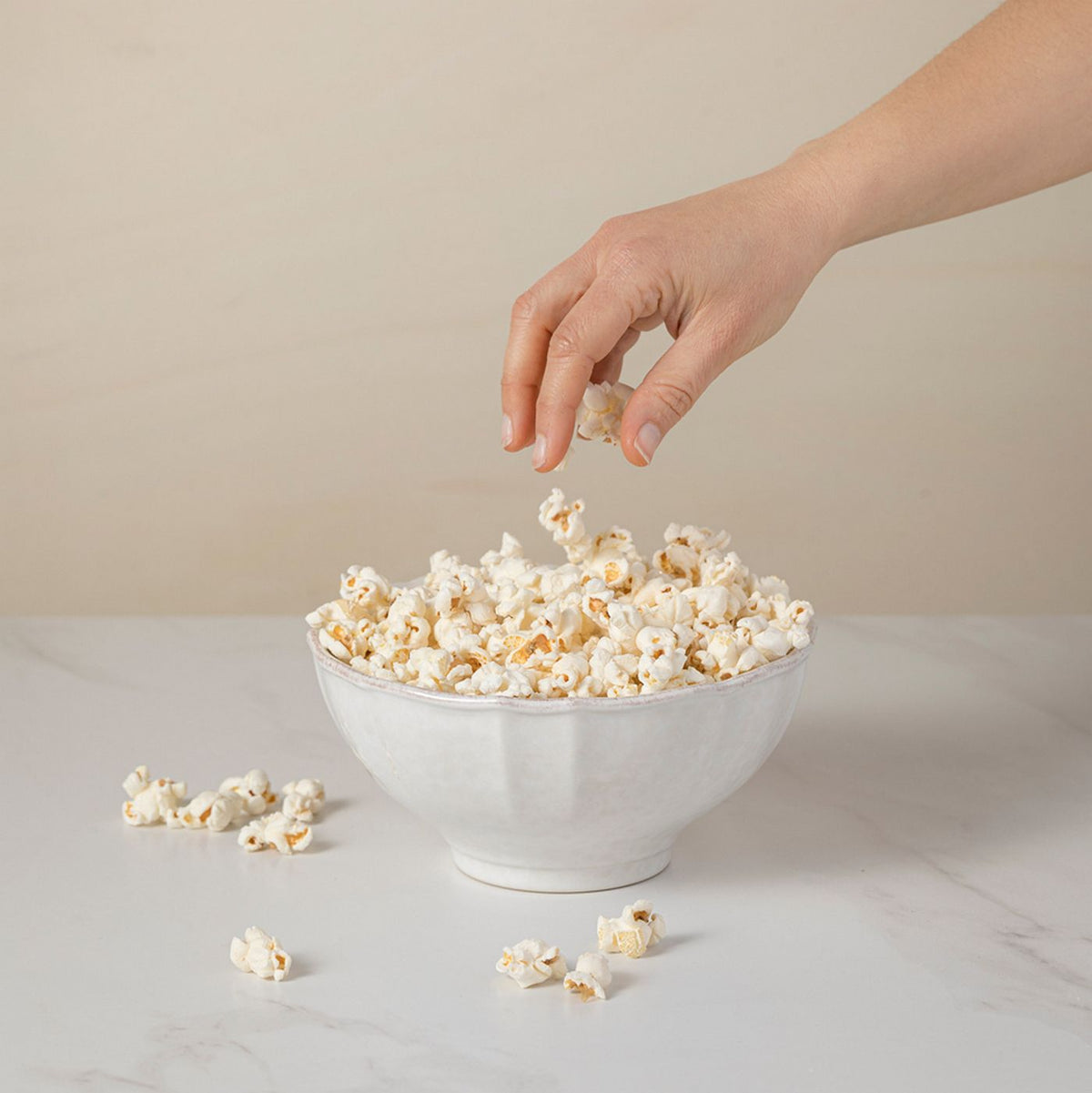 Impressions White Serving Bowl (Small)