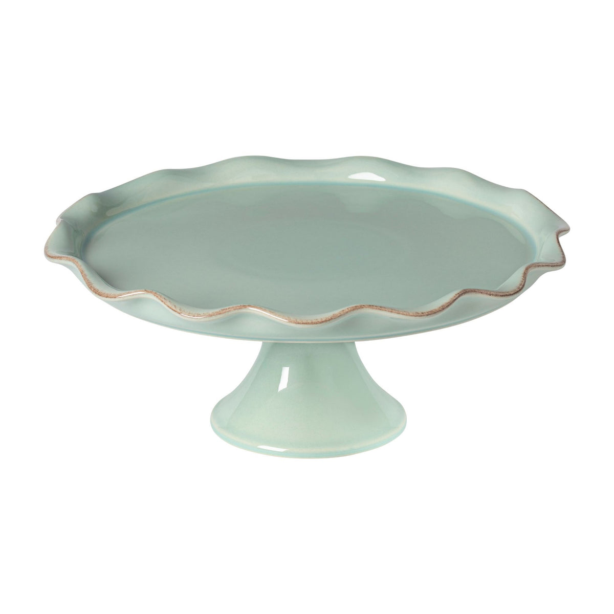 Robin Egg Blue Footed Plate Cook & Host by Casafina