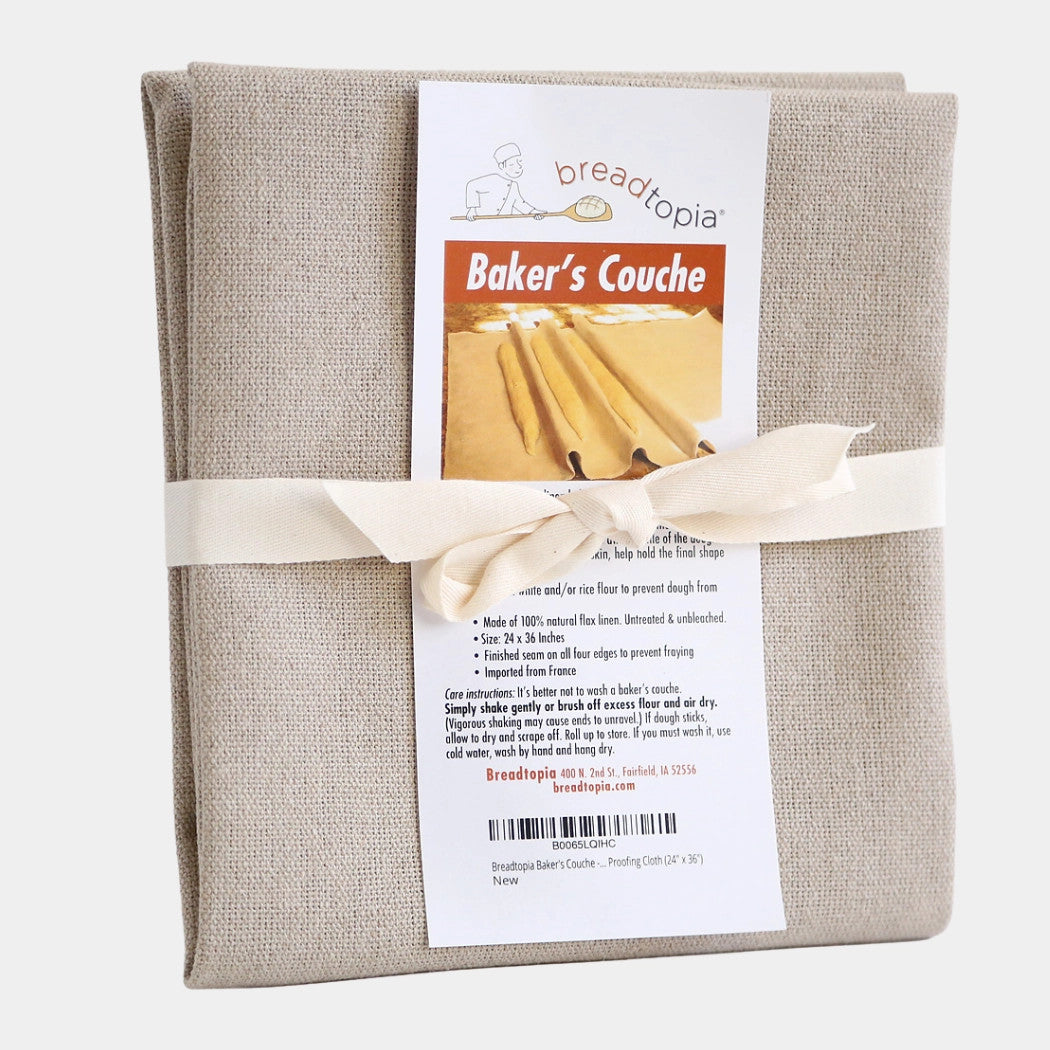 Standard Flax Linen Baker’s Couche for Bread Proofing