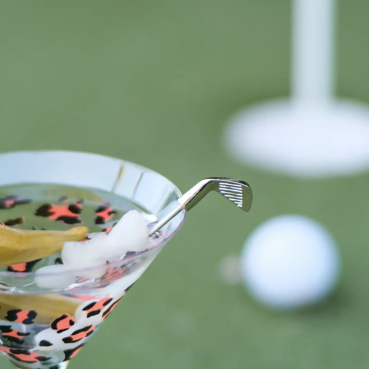 Golf Clubs Cocktail Forks S/6