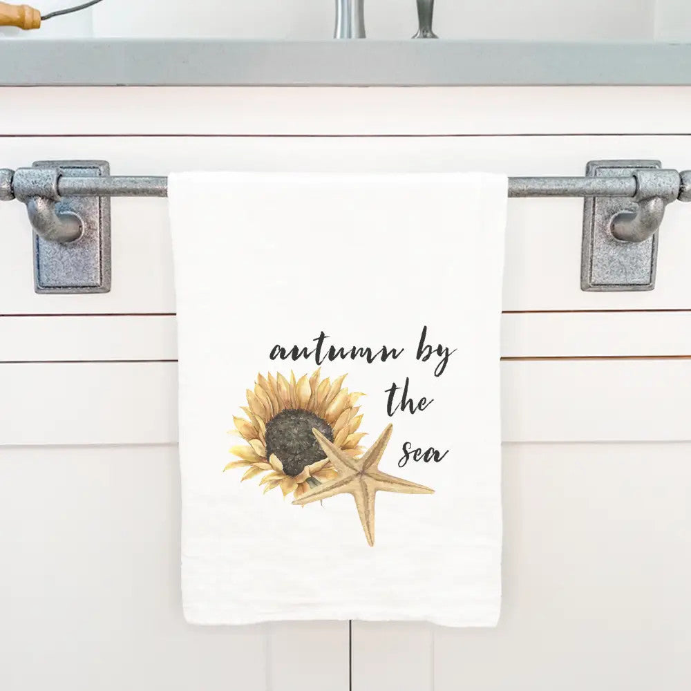 Autumn By The Sea - Cotton Tea Towel
