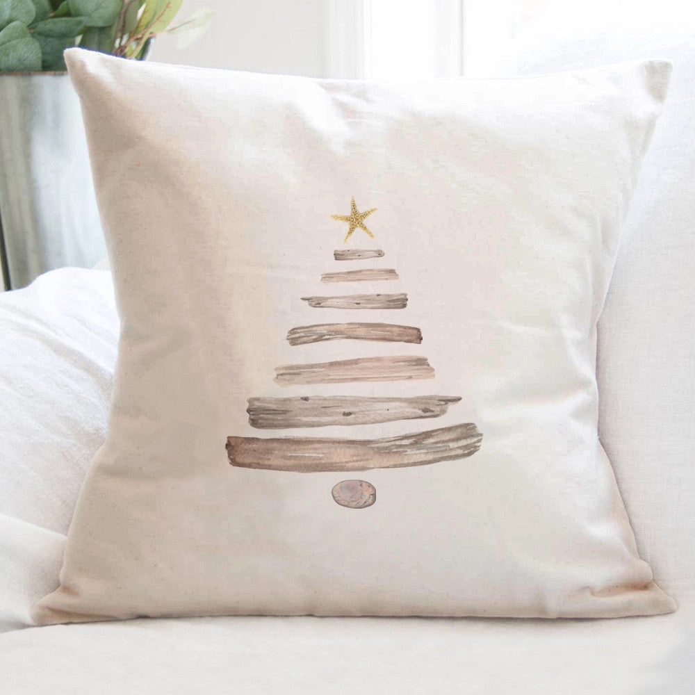 Driftwood Christmas Tree - Customizable Christmas Pillow