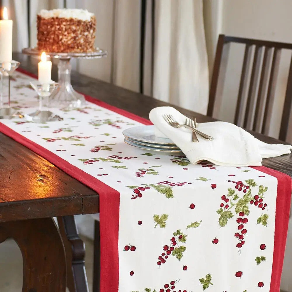 Gooseberry Red/Green Table Runners