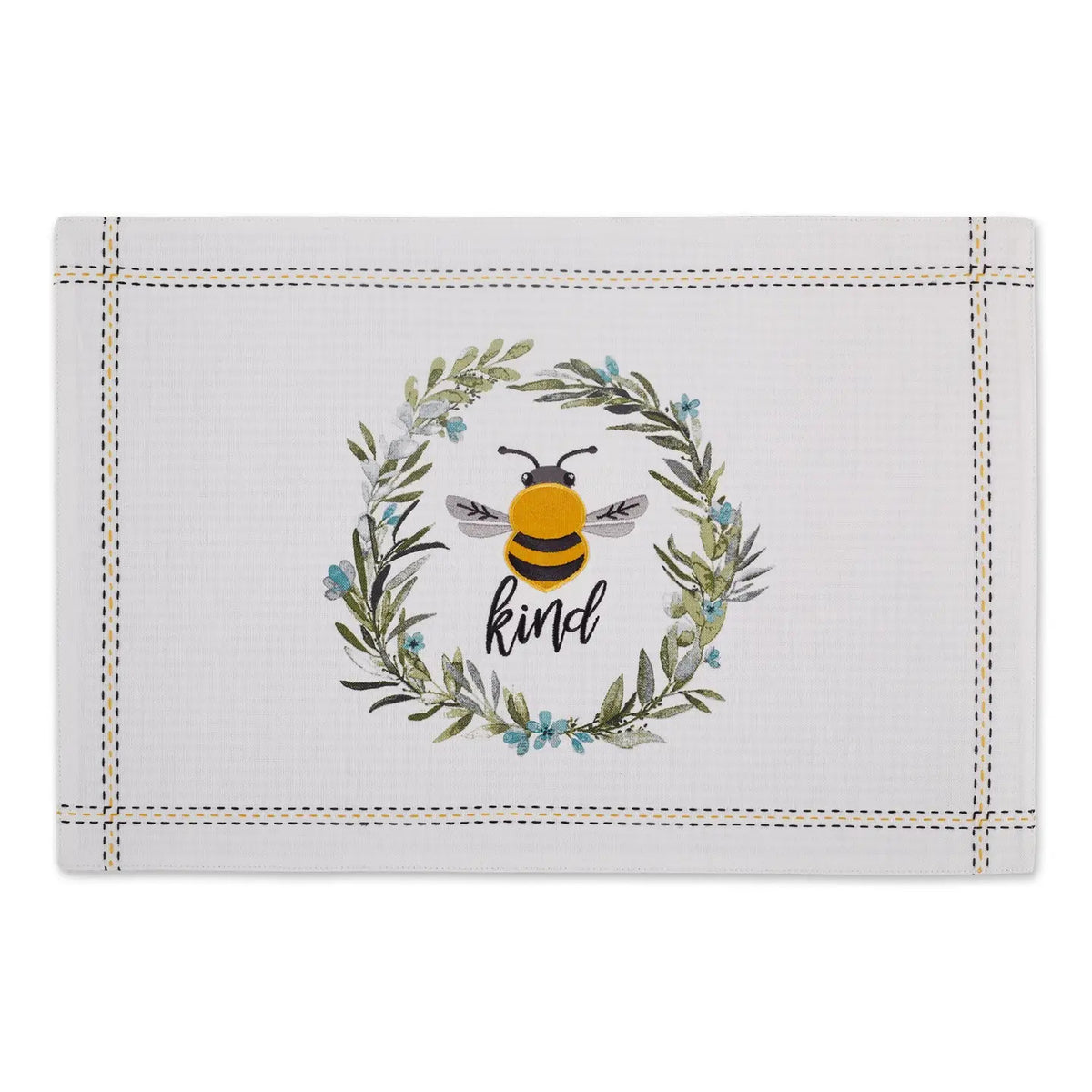 Bee Kind Embellished Placemat set of 6