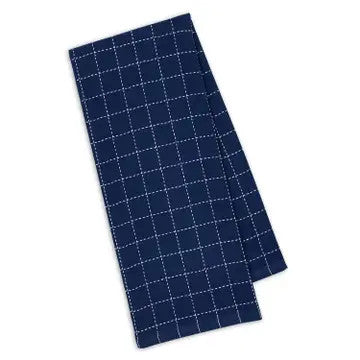 @Marine Blue Dobby Dishtowel