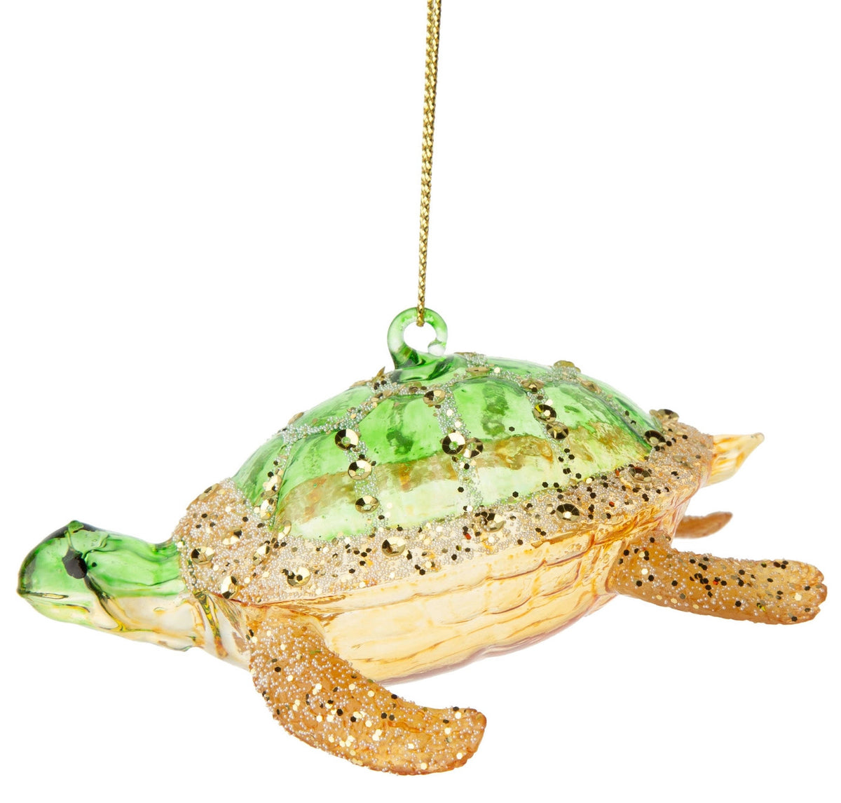 Blown Glass Turtle Ornament