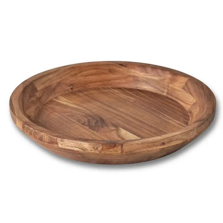 Couscous Wood Serve Bowl, Natural