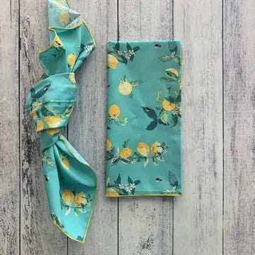 @Lemon Cloth Napkins, S/4