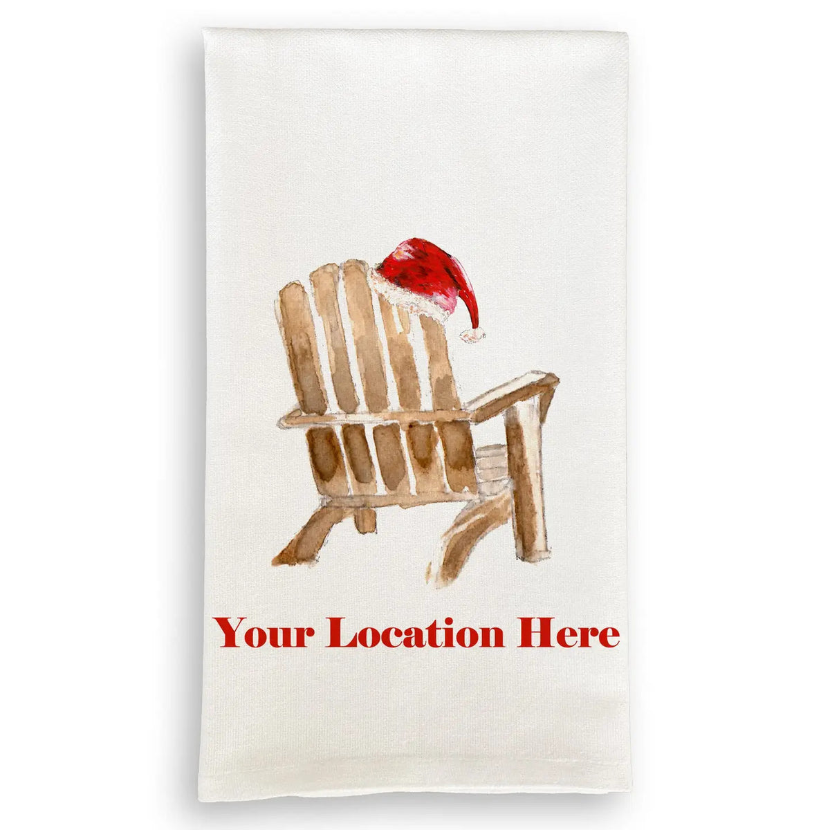 Beach Chair with Santa Hat and HHI