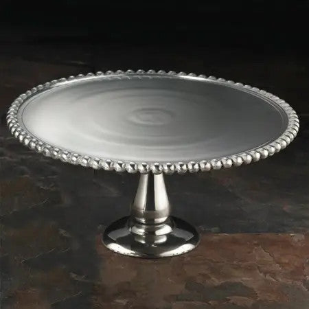 Beaded Cake Stand, Medium
