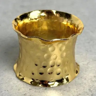 Gold Alum  Napkin Ring