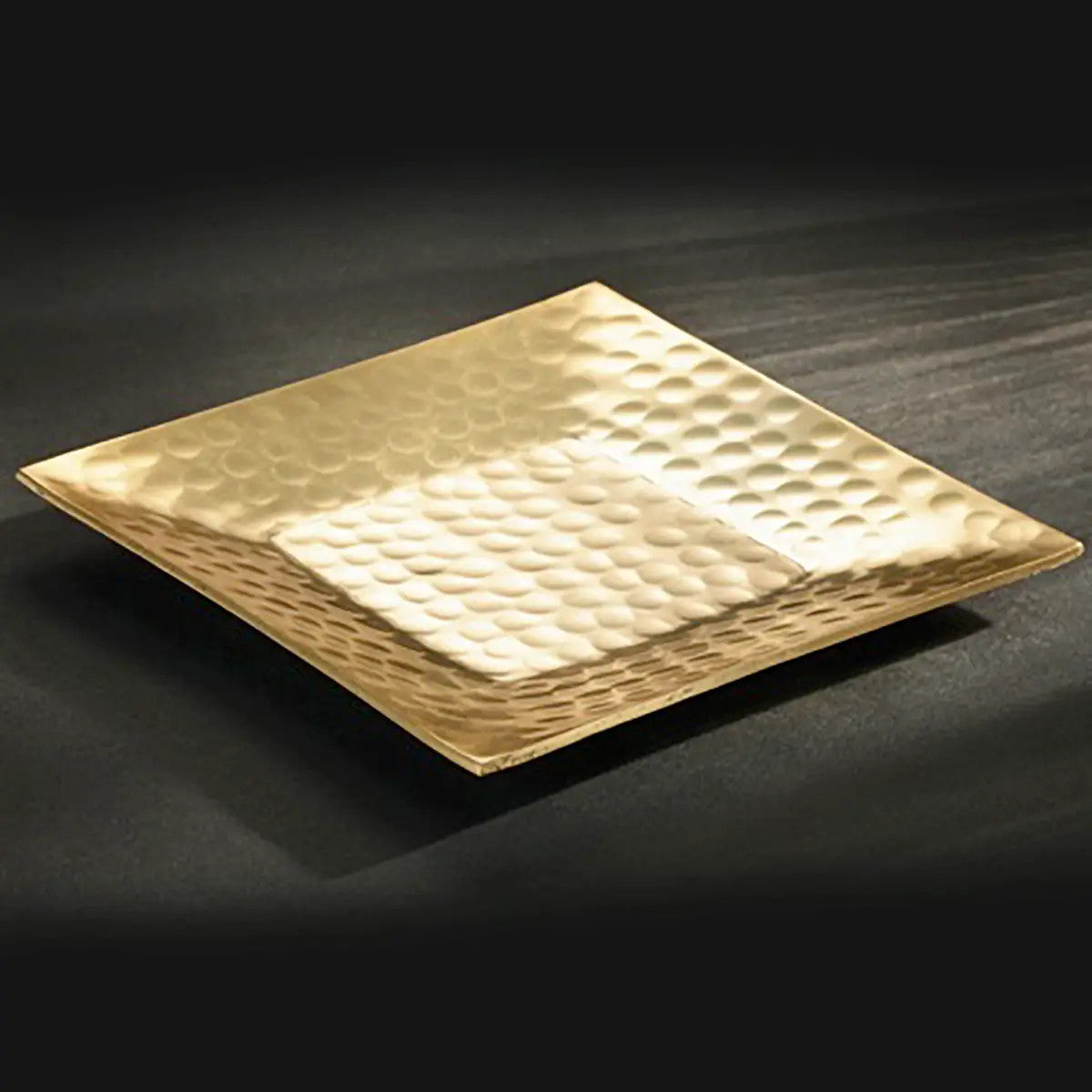 Gold Hammered Tray, Small