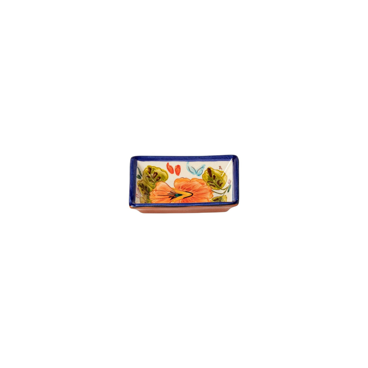 Set of 6 Rectangular Dipping Plate Alentejo Terracotta, Casafina by COSTA NOVA