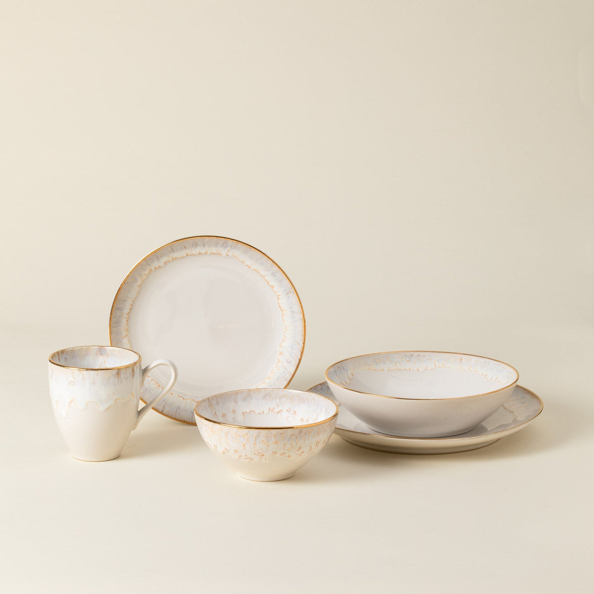 5-Piece Dinnerware Set Taormina, Casafina by COSTA NOVA