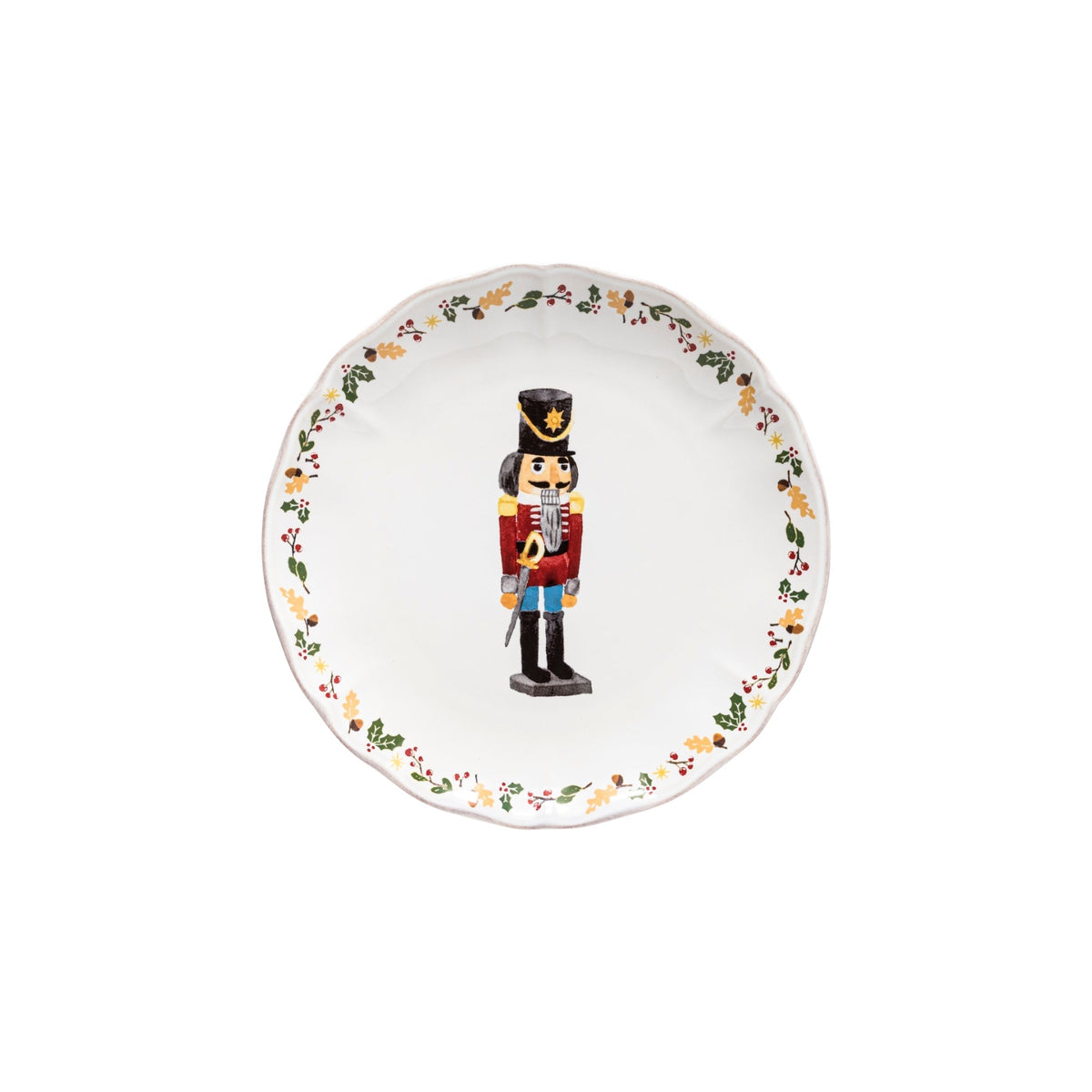Set of 6 Salad/Dessert Plate Nutcracker The Nutcracker, Casafina by COSTA NOVA