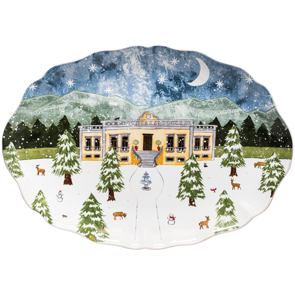 Large Oval Platter 50 The Nutcracker, Casafina by COSTA NOVA