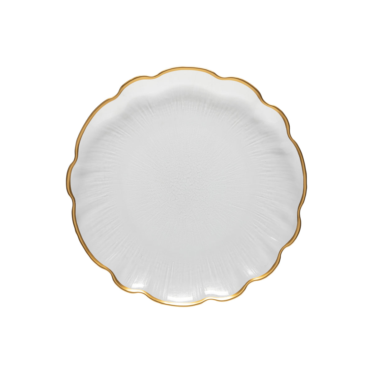 Glass Rimmed Dinner Plate Francesca by Casafina